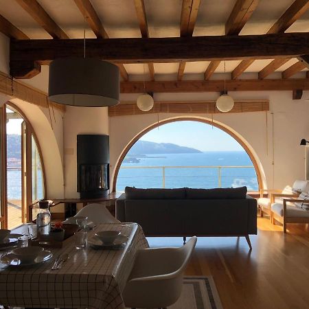 Adosado En La Costa Con Excelentes Vistas Al Estuario De Urdaibai Villa Mundaka Exteriör bild