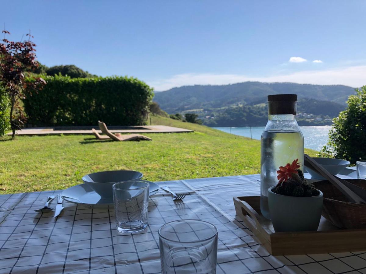 Adosado En La Costa Con Excelentes Vistas Al Estuario De Urdaibai Villa Mundaka Exteriör bild
