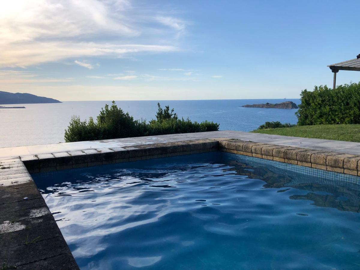 Adosado En La Costa Con Excelentes Vistas Al Estuario De Urdaibai Villa Mundaka Exteriör bild